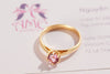 Nhẫn Vàng Đá quý thiên nhiên Natural Pink Topaz 6-Prong Ring in 14K Yellow Gold | AME Jewellery