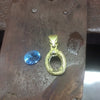 Stone Setting and Polishing - Citrine Dragon Pendant for Men - AME Jewellery