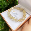 Chuỗi đeo tay Thạch Anh Tóc Vàng thiên nhiên - Golden Sagenitic / Rutile Quartz Beads Bracelet - AME Jewellery