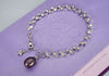 Lắc tay Ngọc trai nước ngọt Aubergine Teardrop Freshwater Pearl Bracelet by AME Jewellery