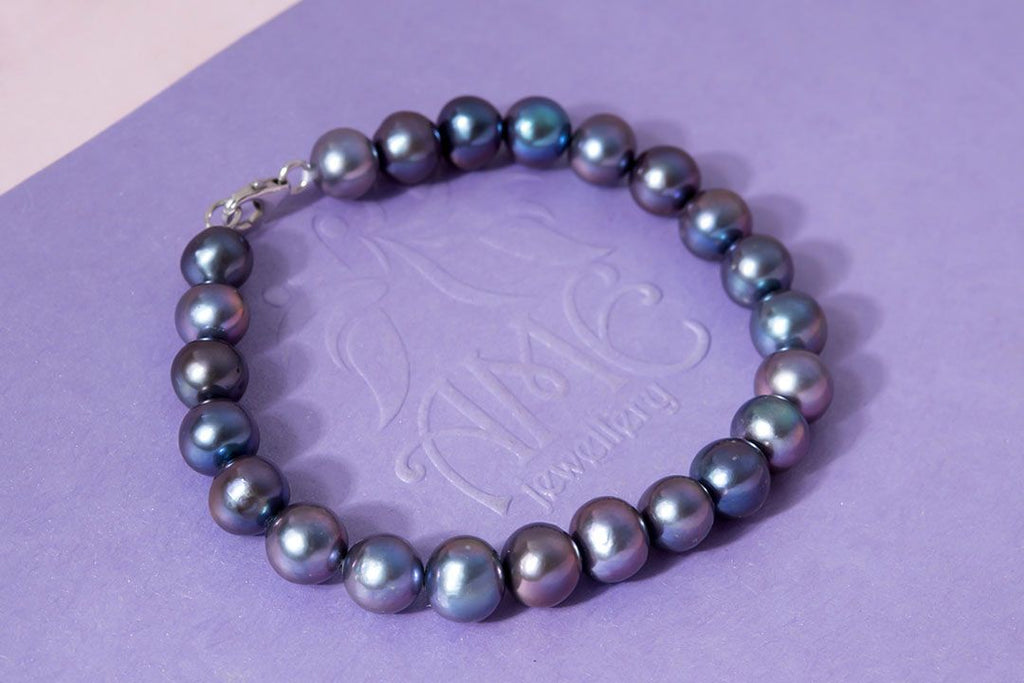 Vòng tay Ngọc trai nước ngọt Peacock Freshwater Pearl Bracelet - AME Jewellery