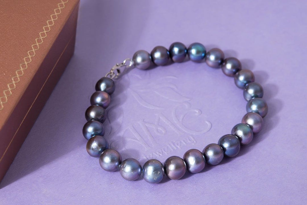 Vòng tay Chuỗi Ngọc trai Peacock Pearl Strand Bracelet by AME Jewellery