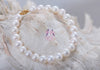 Vòng tay Chuỗi Ngọc trai nuôi nước ngọt trắng White Freshwater Cultured Pearl Strand Bracelet | AME Jewellery