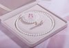Bộ Trang sức Vàng Chuỗi Ngọc trai nước ngọt trắng White Freshwater Pearl Strand Jewelry in 14K Yellow Gold | AME Jewellery