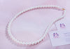 Vòng cổ Chuỗi Ngọc trai nước ngọt trắng  | Pearl Strand Necklace | AME Jewellery