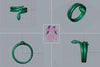 Thiết kế Nhẫn Nữ Rắn | 3D design Women's Snake Ring | AME Jewellery